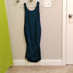 LIZ LANGE Sleeveless Stretch Maternity Midi Dress